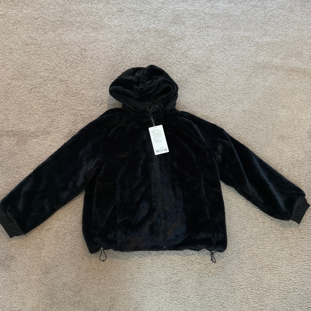 Lululemon Faux Fur Full-Zip Hoodie (M)